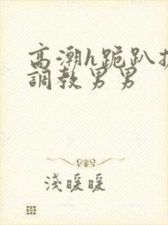 高潮h跪趴扩张调教男男