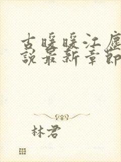 古暖暖江尘御小说最新章节阅