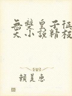 无双皇子征战诸天小说精校版txt