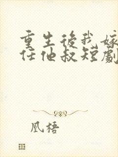 重生后我嫁了前任他叔短剧免费观看