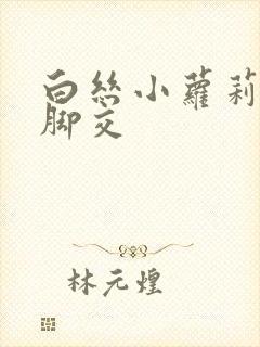 白丝小萝莉玉足脚交