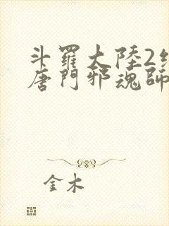 斗罗大陆2绝世唐门邪魂师