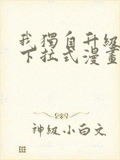 我独自升级免费下拉式漫画