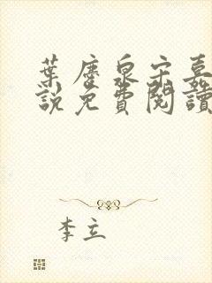 叶庆泉宋嘉琪小说免费阅读封面