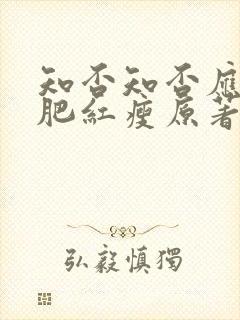 知否知否应是绿肥红瘦原著小说txt封面