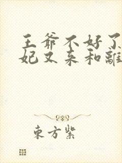 王爷不好了,王妃又来和离了