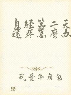 月经第二天乳房还疼怎么办