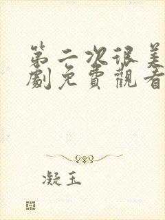 第二次很美电视剧免费观看