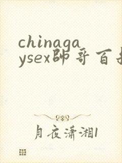 chinagaysex帅哥百叔