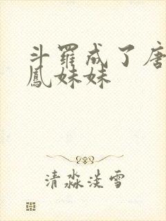 斗罗成了唐三龙凤妹妹