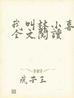 我叫林小喜小说全文阅读