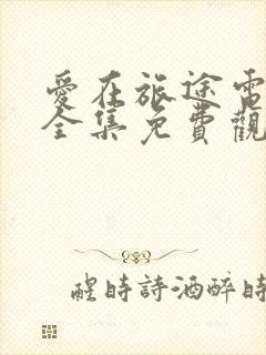 爱在旅途电视剧全集免费观看