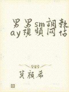 男男sm调教gay视频网站