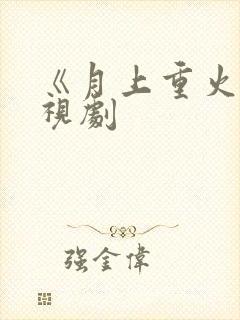 《月上重火》电视剧封面