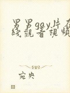 男男gay片在线观看视频