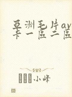 亚洲毛片av不卡一区二区三区