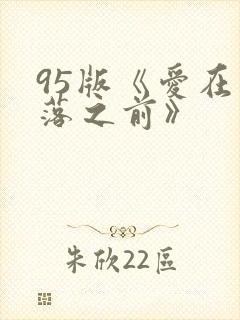 95版《爱在日落之前》