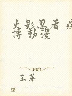 火影忍者 疾风传 动漫