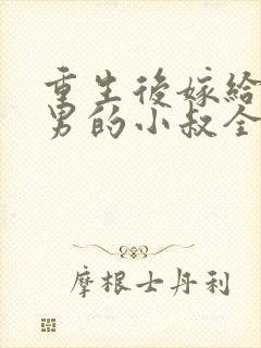 重生后嫁给了渣男的小叔全文下载封面