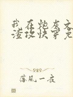 我在炮灰文里当渣攻快穿免费阅读