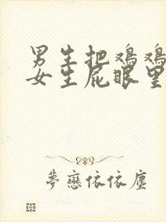 男生把鸡鸡插入女生屁眼里的视频