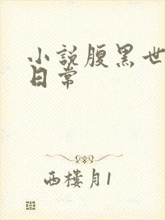 小说腹黑世子妃日常