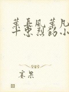 叶长风叶凡一门十忠烈的小说名字封面