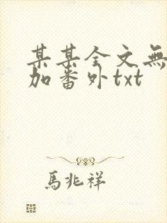 某某全文无删减加番外txt