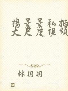 杨晨晨私拍裸体大尺度视频