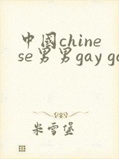 中国chinese男男gay gay网站