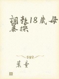 调教18岁母狗暴操