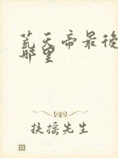 荒天帝最后去了哪里封面