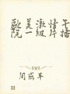 欧美激情午夜影院一级片播放,