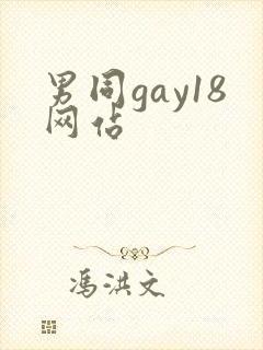 男同gay18网站封面