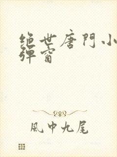 绝世唐门小说无弹窗