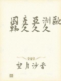 国产亚洲欧美日韩久久久封面