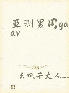 亚洲男同gayav