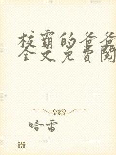 校霸的爸爸小说全文免费阅读