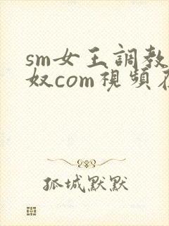 sm女王调教男奴com视频在线