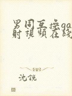 男同互操gay射视频在线看