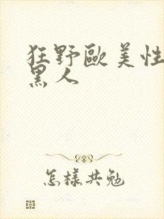 狂野欧美性猛交黑人封面