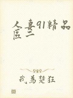 人妻91精品一区二