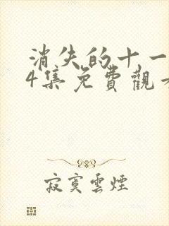 消失的十一层24集免费观看剧情