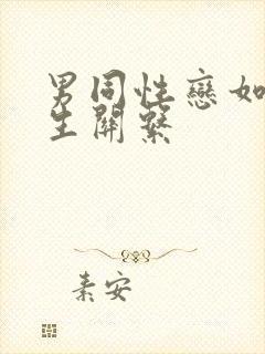 男同性恋如何发生关系