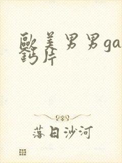 欧美男男gay钙片