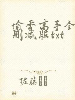 偷香高手全文无删减版txt封面