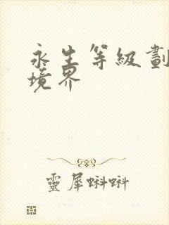 永生等级划分和境界封面