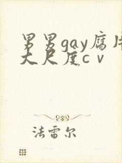 男男gay腐片大尺度cⅴ