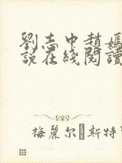 刘志中赵嫣的小说在线阅读全文最新封面