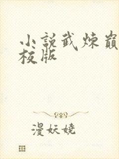 小说武炼巅峰精校版